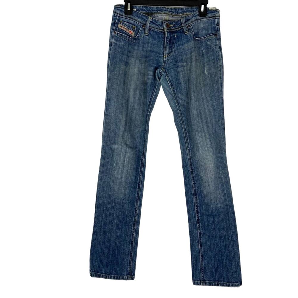 Diesel Women Lowky Jeans Straight Leg Size 28